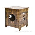 Luksusowe nowoczesne meble dla kotów drewniane kuweta